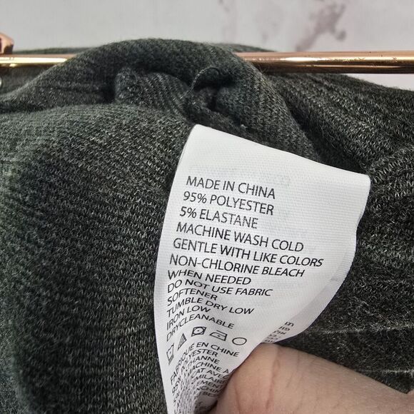 Prana Leggings Womens XS Green Moto Mid Rise Crop Short Length 7/8 - Picture 9 of 11